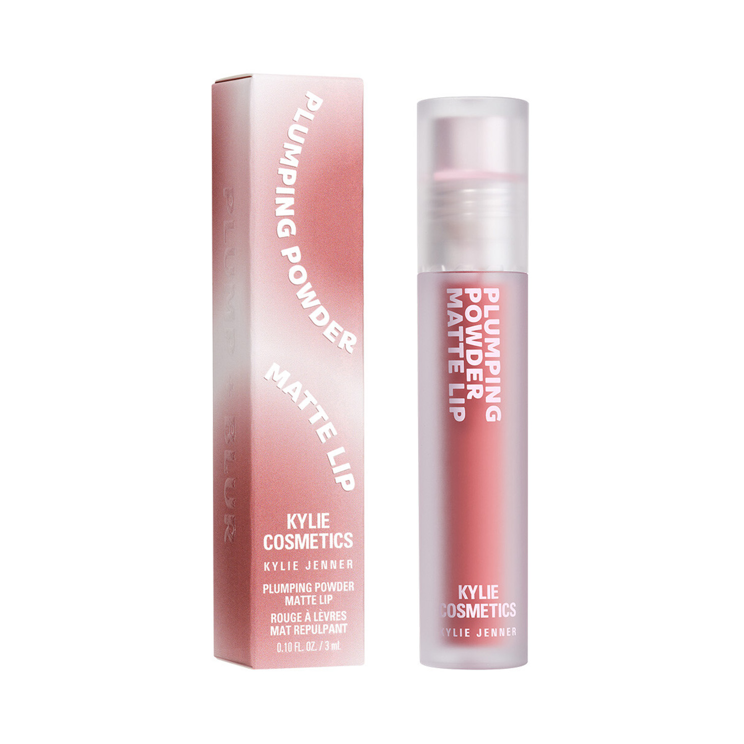 KYLIE PLUMPING POWDER MATTE LIP (LABIAL MATTE EFECTO VOLUMINIZADOR)